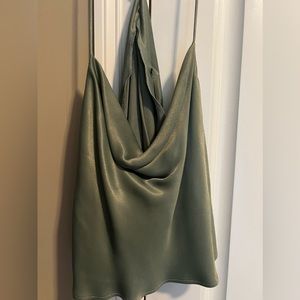 Cowl Neck Satin Zara Tank